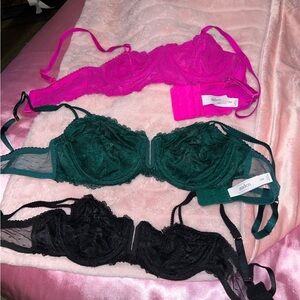 three pack bralettes